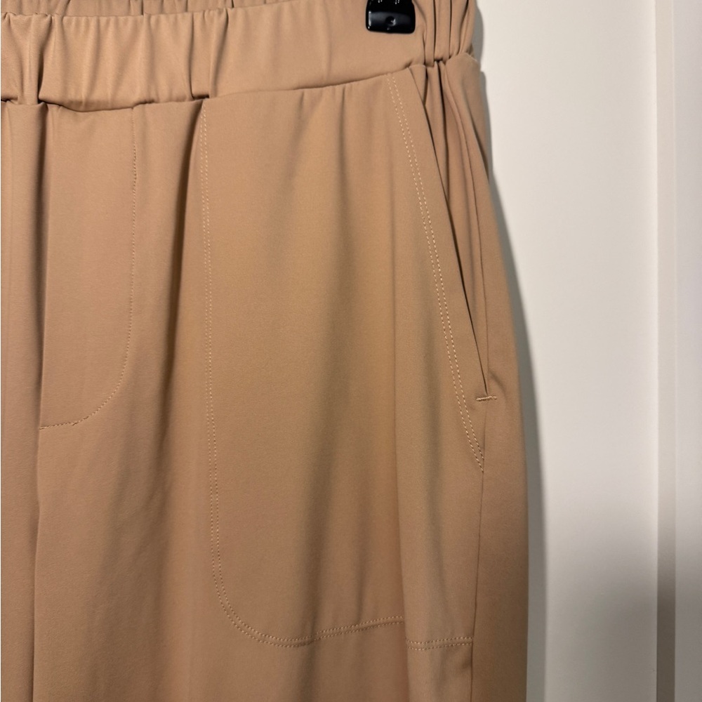 ZYIA Beige Wide-Leg Pants - Picture 2 of 6